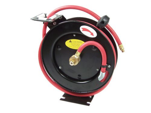 3/8 inch x 50 ft retractable air hose reel for sale