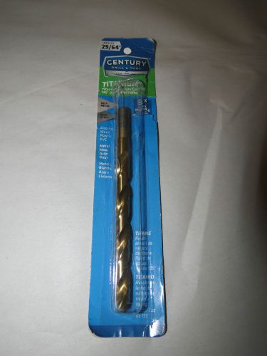 Century drill &amp; tool 88429 29/64 titanium drill bit - new for sale