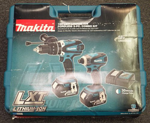 Makita LXT218 18-Volt LXT Lithium-Ion 2-Piece Combo Kit