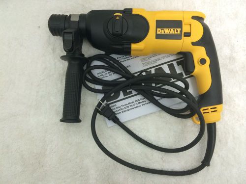 Dewalt 1&#034; three mode sds-plus d-handle rotary hammer kit d25213k new for sale