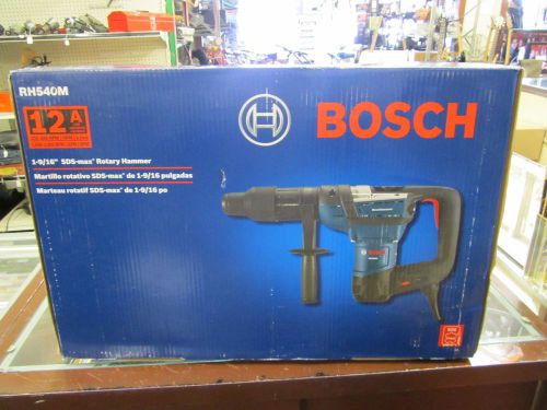 Bosch rh540m 1-9/16&#039;&#039; sds max rotary hammer + case new free shipping for sale
