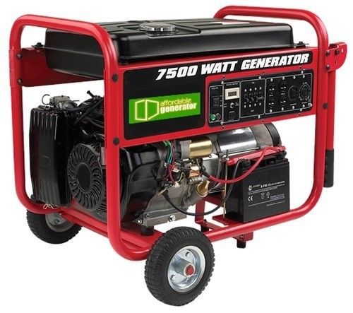 7500 Watt Portable Emergency Home Gas Generator / Affordable Generator  Brand