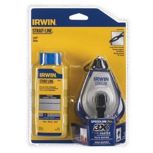 Irwin industrial tools 100-feet speed-line pro &amp; chalk for sale