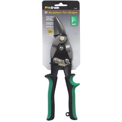 Pro-grade 31682 10-inch aviation right tin snips for sale