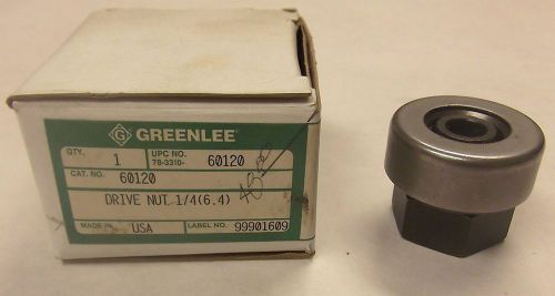 Greenlee 60120 ball bearing drive nut replacement nib for sale