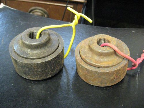 2 vintage greenlee knockout punch die sets 61.5 mm 5004063 for sale