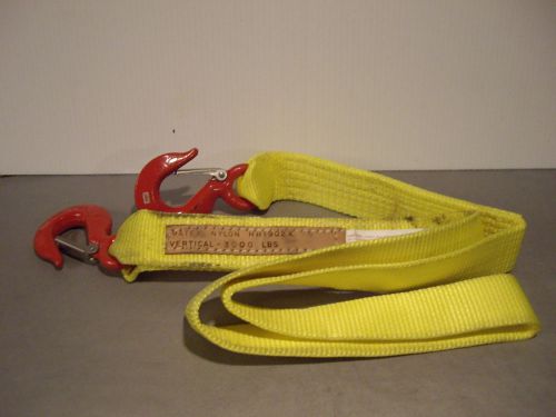 Web sling, single leg, two locking hooks, 6 ft. &gt;&gt; free shipping &lt;&lt; for sale