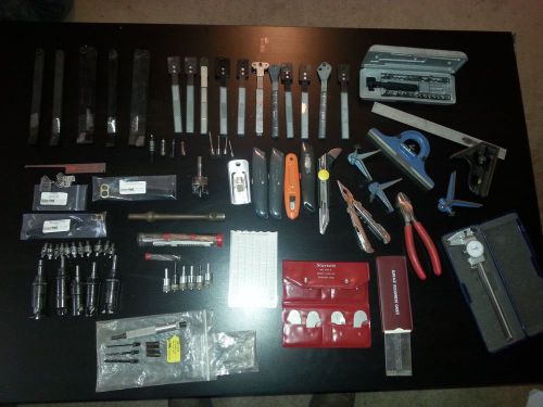 Aircraft tools, calipers, hi-lok gauge, microstops, hole finders, plate nut tool