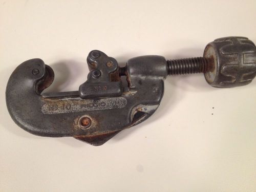 Vintage no. 10 ridgid pipe cutter 1/8 to 1 inch o.d. free shipping for sale