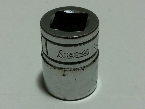 Snap-on old script 3/8 inch drive 1/2&#034; standard socket f161 for sale