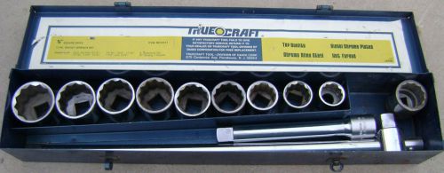 TrueCraft True Craft 13-piece 12-point 3/4&#034; drive socket set