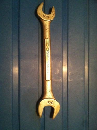 Craftsman 3/4&#034; x 5/8&#034; double open end wrench - v-44582. for sale
