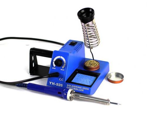 220v 60w adjust temp soldering welding iron station tip cleaner holder support for sale