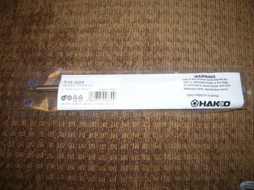 T15-D24 New genuine HAKKO Soldering Top Shape- 2.4 LEAD Free. Made in Japan
