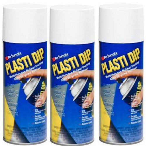 Performix WHITE Plasti Dip 11207 11oz Can (3 PACK)