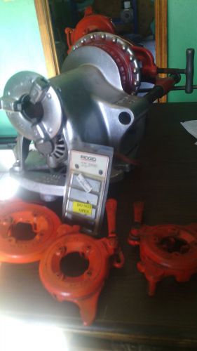 Ridgid 300 pipe threading machine with dies. for sale