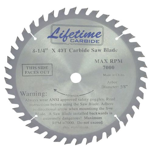 8-1/4 in., 40 Tooth Carbide Tipped Circular Saw Blade