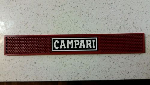 VGC Campari Liqueur Rubber Bar Rail Spill Mat.