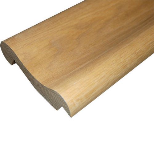 Traditional wood bar arm rest molding – unstained oak - 8&#039; l - classy pub rail for sale