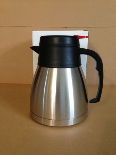 34oz STEEL-LINED VACUUM INSULATED CARAFE / STAINLESS STEEL BEVERAGE SERVER (NEW)