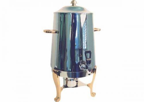 Coffee Urn with Gold Legs &amp; Handle, 3 Gallon