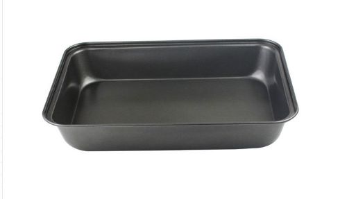 Rectanglar non stick carbon steel deepen cake pizza plate baking pan oven tray for sale