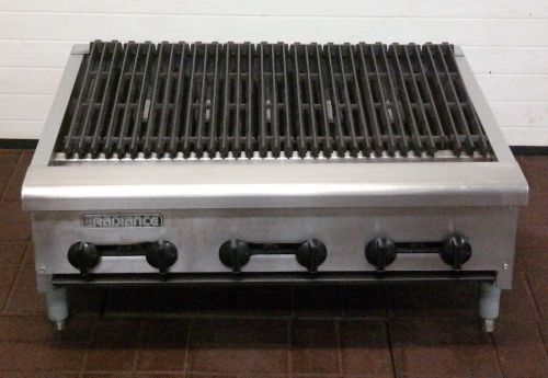 RADIANCE TABLETOP CHARBROILER CHAR GRILL CONCESSION NATURAL GAS 36&#034;