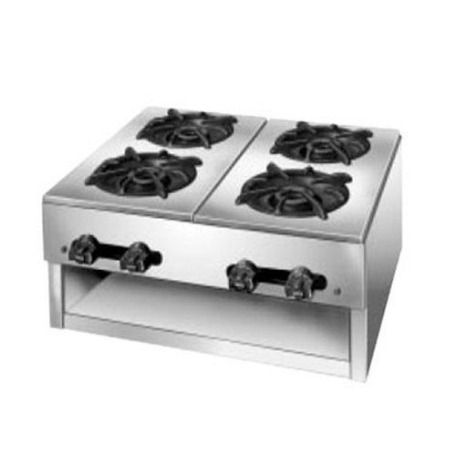 Comstock castle 1092 hotplate 4 section stainless steel gas for sale
