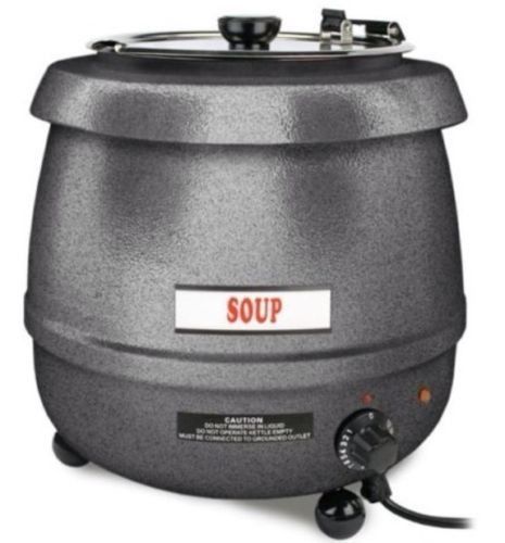 Stainless Soup Warmer 10.5 Qt NSF Silver Color Thunder Group SEJ31000CZ