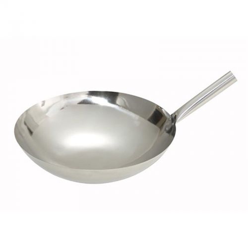 New 14&#034; Stainless Steel ( Three nails Handle)  Wok