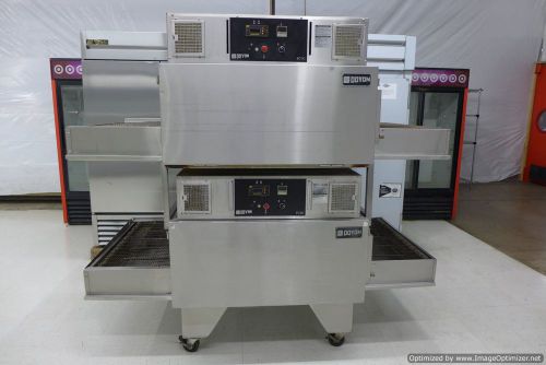 Doyon double fc2g gas conveyor pizza convection sandwich oven lincoln middleby for sale