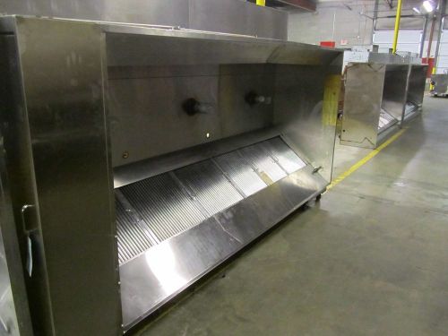 CAPTIVE AIRE GREASE HOOD FRESH AIR 2 FANS AND ANSEL SYSTEM