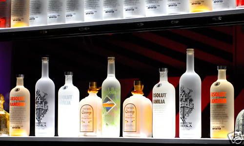 6&#039; led lighted liquor shelves bottle display , liquor bottle shelf, liquor shelf for sale