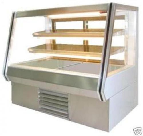 72&#034;w cooltech stainless steel counter bakery display case for sale