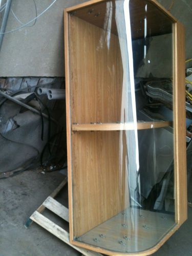 CounterTop Bakery Display Case Curved Glass Front