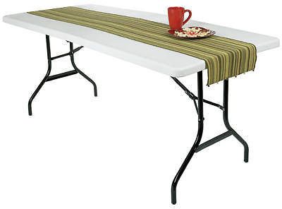 Portable molded banquet table, folds in half, 30&#034; x 72&#034; ,tbl-072, free shipping! for sale