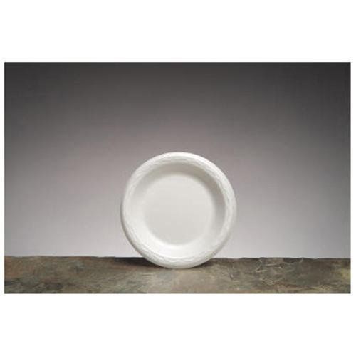 6&#034; Celebrity Foam Round Plates in White, Plates, Plastic, 125 Per Pack, 6 In, Ro