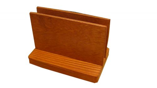 Wooden menu holder leaflet table top pocket mahogany pub restaurant menu z for sale