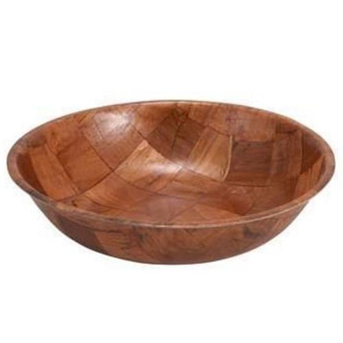 1 PC Winco Woven Wood Salad Bowl Bowls Round 20&#034; WWB-20 NEW