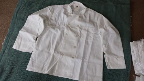 NEW BEST Uniforms White Chefs Jacket Size Large FAST SHIPPING!
