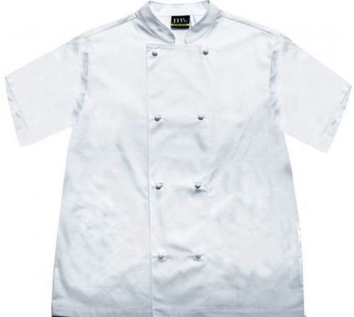 JBsVented Chefs Jacket-Short Sleeve- White-Size 4XL
