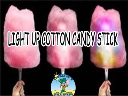 8 Function LED Cotton Candy Cone 50 COUNT
