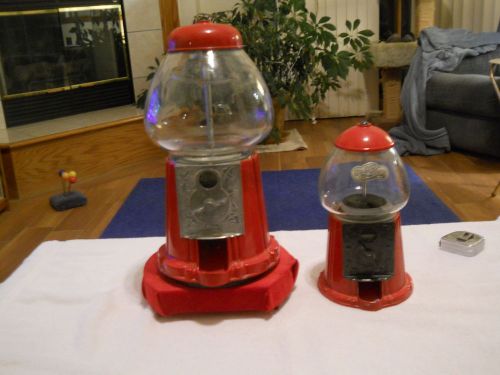 LARGE AND RARE! Antique Penny Gumball Machine