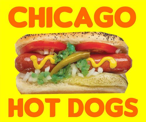 CHICAGO HOT DOG DECAL II