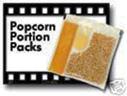 Popcorn Packs Portion Kit 6oz 1cs Popcorn Kernels Oil Salt Packets
