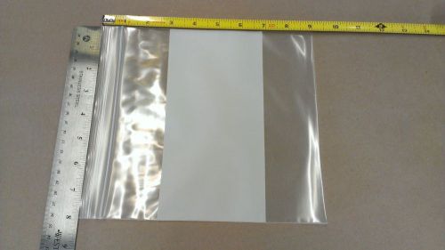200 - 8x8 2 mil White Block Reclosable Bags (2 bags of 100)