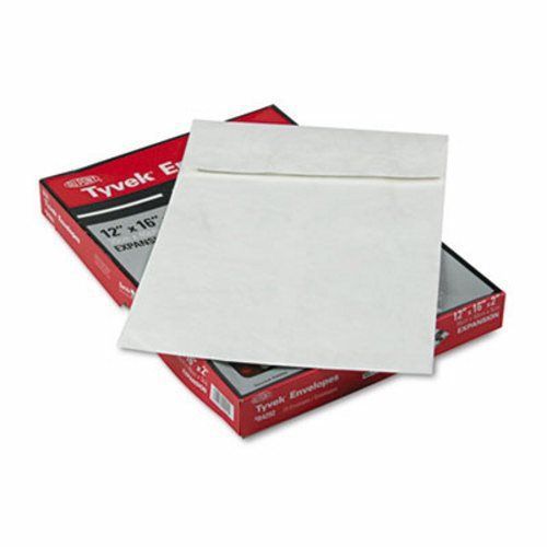 Survivor Tyvek Expansion Mailer, 12 x 16 x 2, White, 25/Box (QUAR4292)