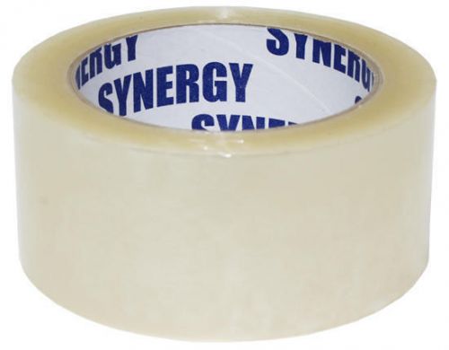 Synergy acrylic clear carton sealing packing shipping tape - 1.88&#034; x 109 yds for sale