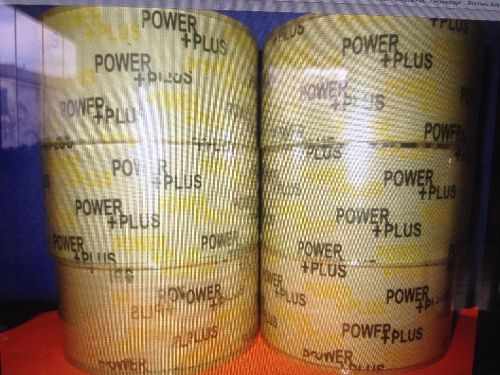 Lot of 6 Power Plus Packing Tape (1.89&#034; x 54.6 YDS) x 6 DURABLE, CLEAR
