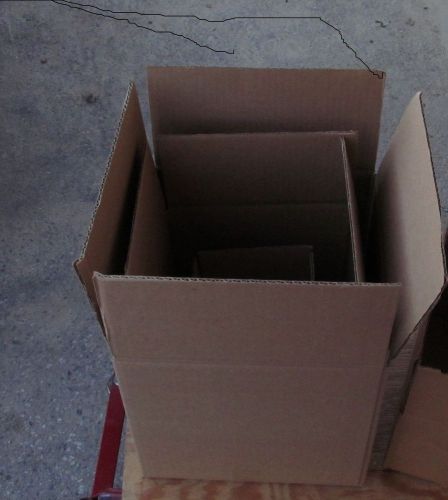 Cardboard shipping or packing boxes 25 pack 6x6x6
